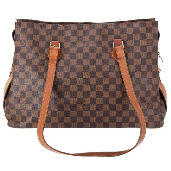 Louis Vuitton Columbine GM Brown Damier Ebene N99037 Large Zip Tote - Picture 1 of 10